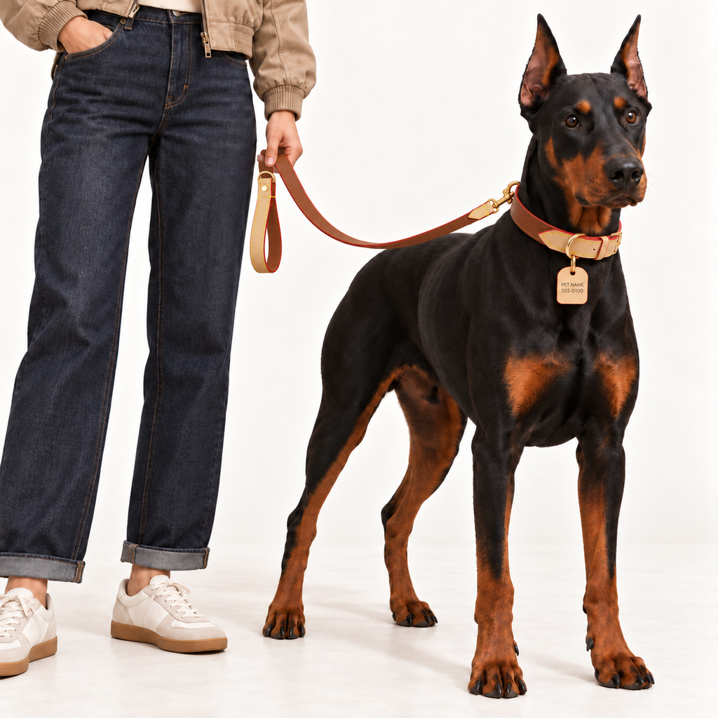 Cognac | gallery-07 | HumanPetStudio | Pawture leather dog collar