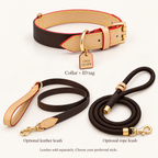 Espresso | gallery-08 | SetOverview | Pawture leather dog collar