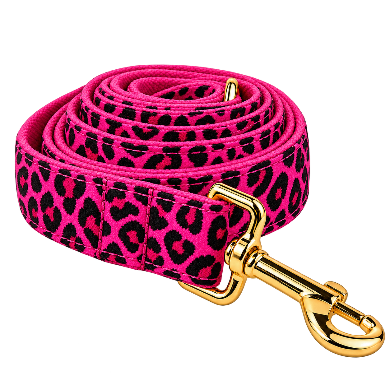 PinkLeopard matching leash