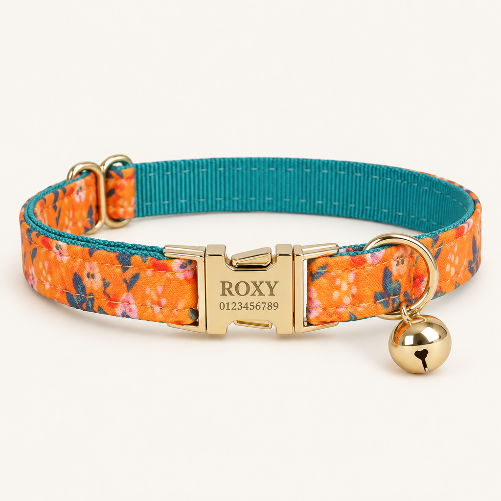 CherryPear personalized cat collar