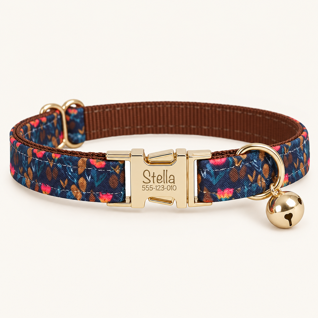 DreamGarden personalized cat collar