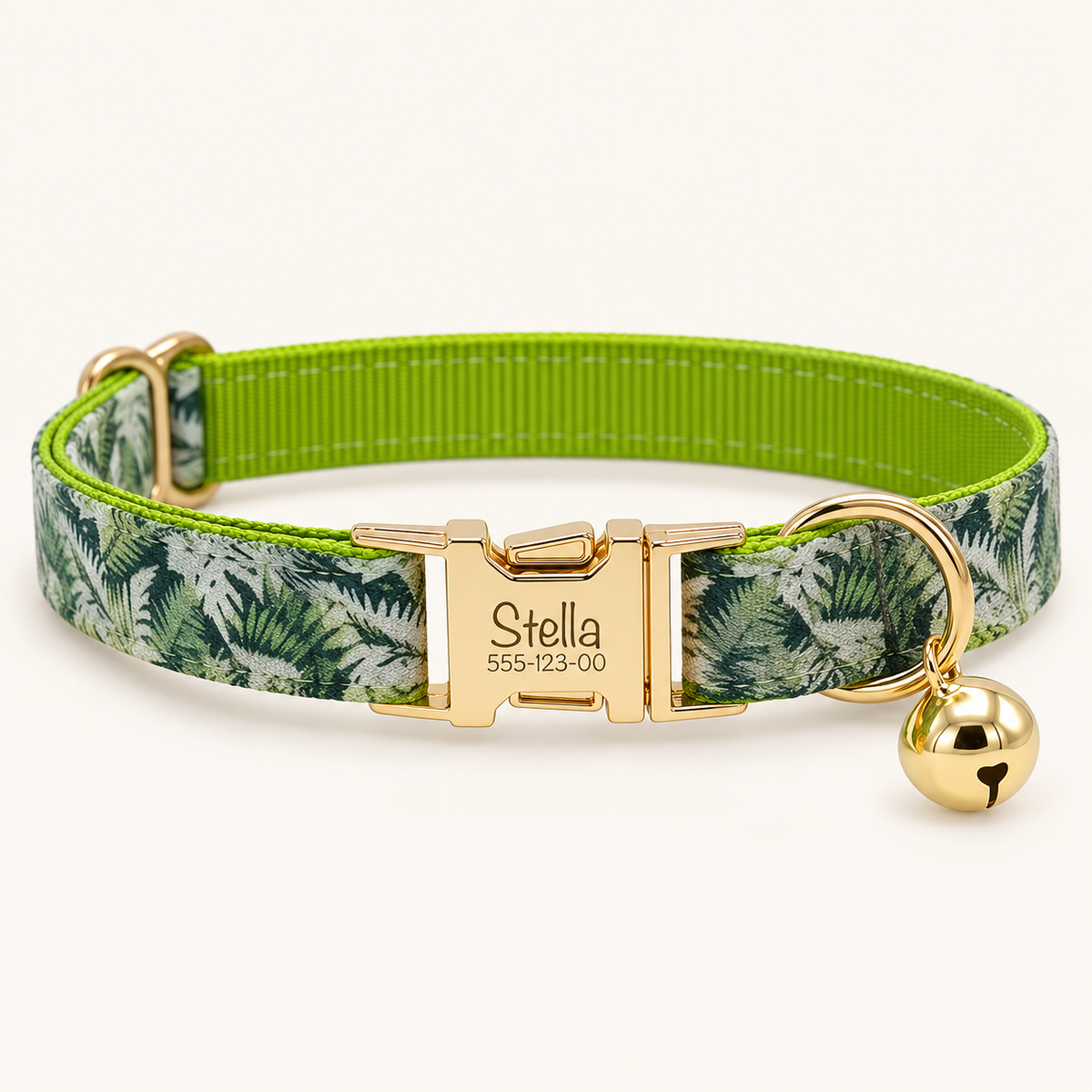 RainforestTrek personalized cat collar