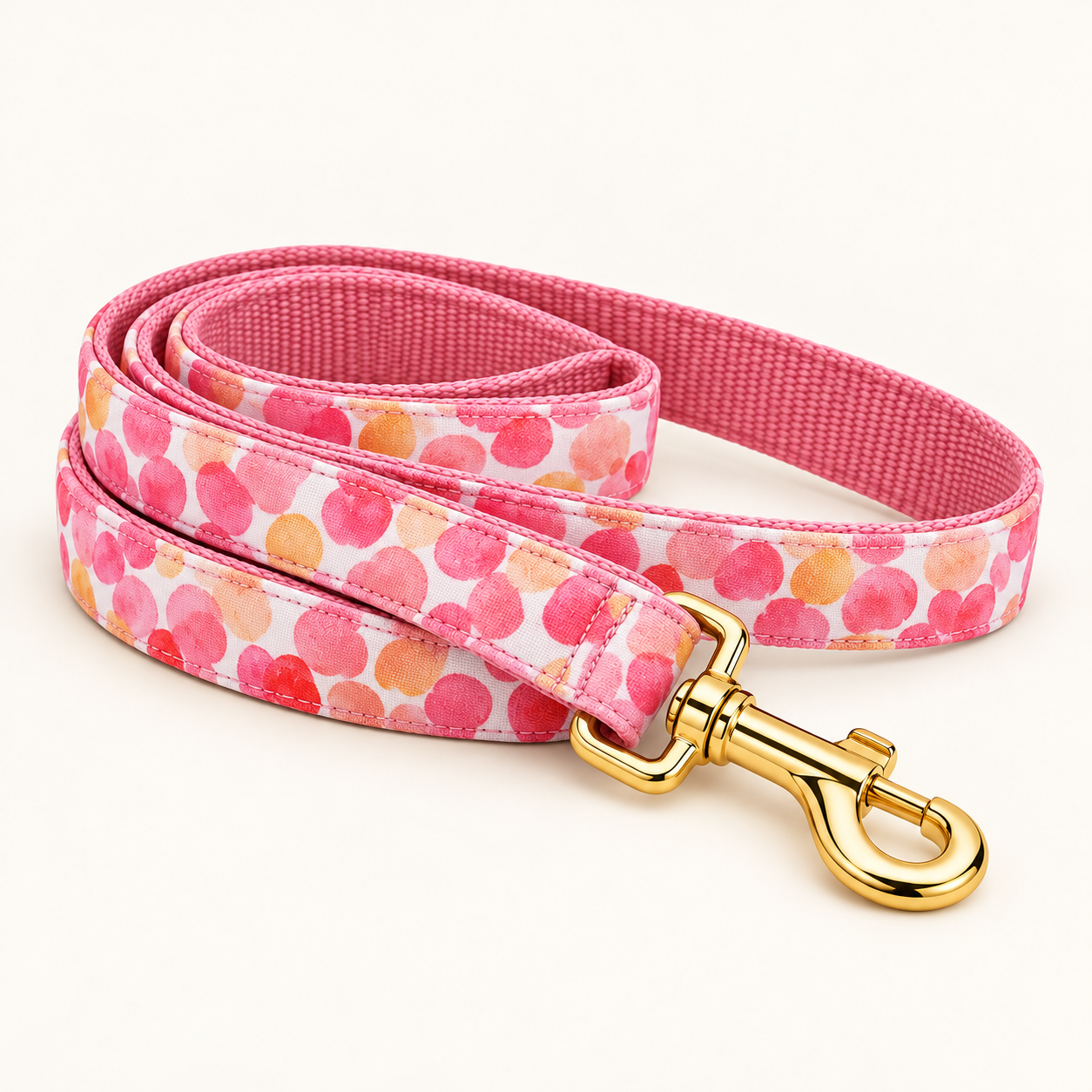 PinkBubble matching leash