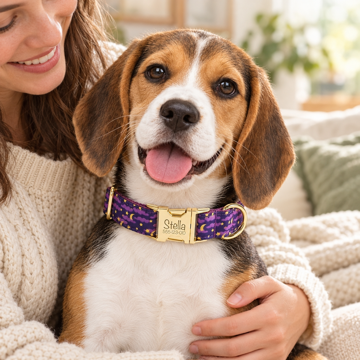Personalized Artful Prints Dog Collar