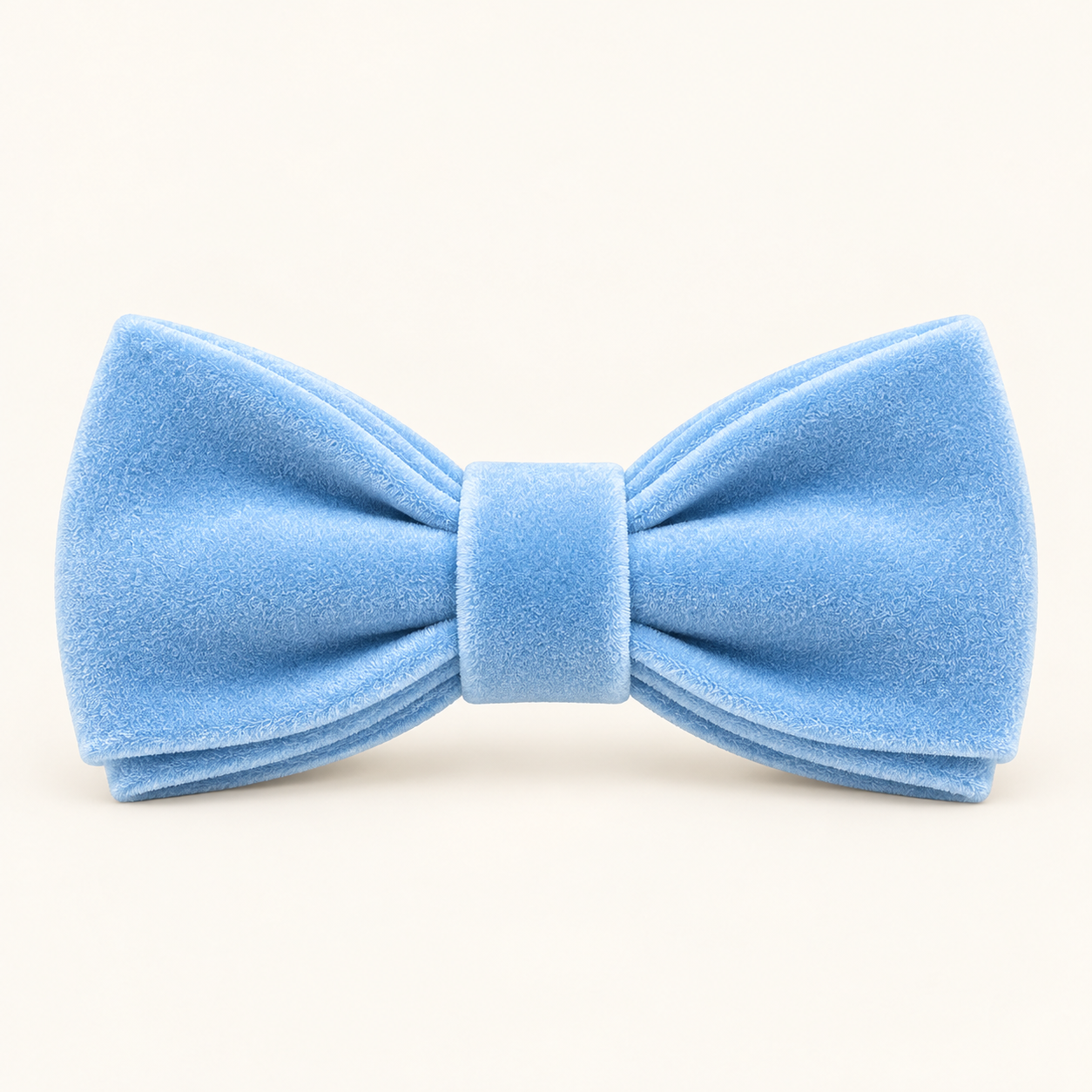 Skyblue matching bow