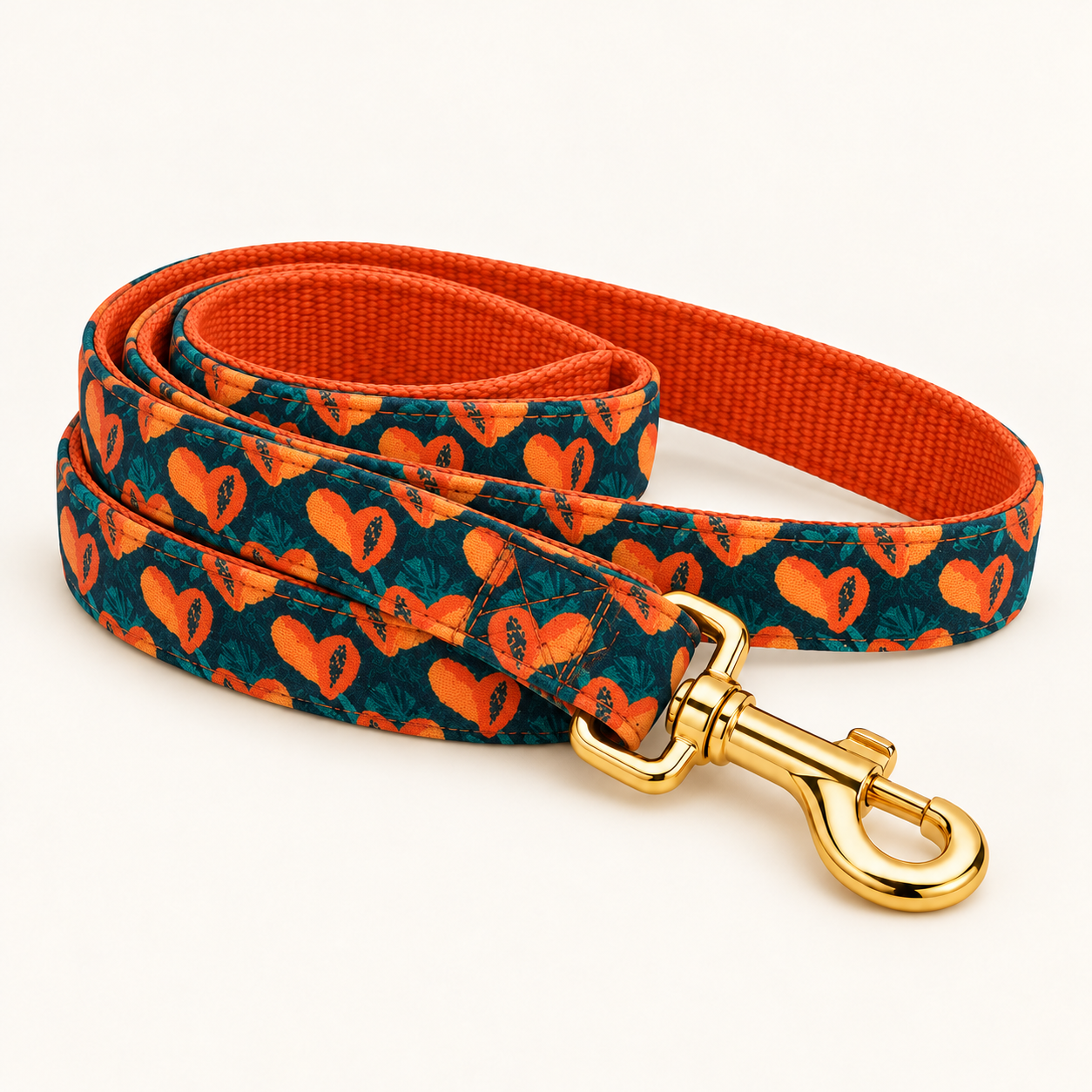 SunlitPapaya matching leash