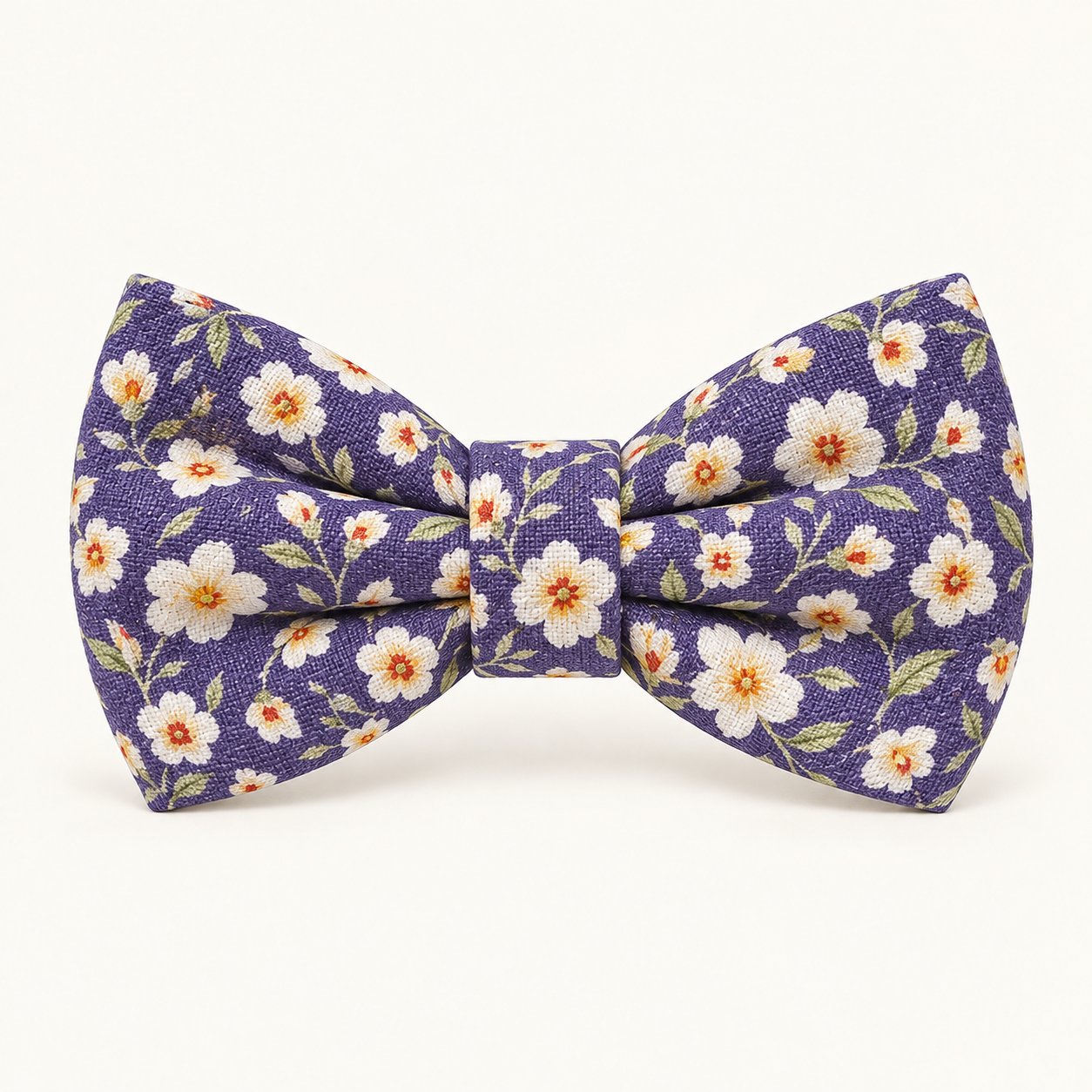 Purple Pink Floral matching bow