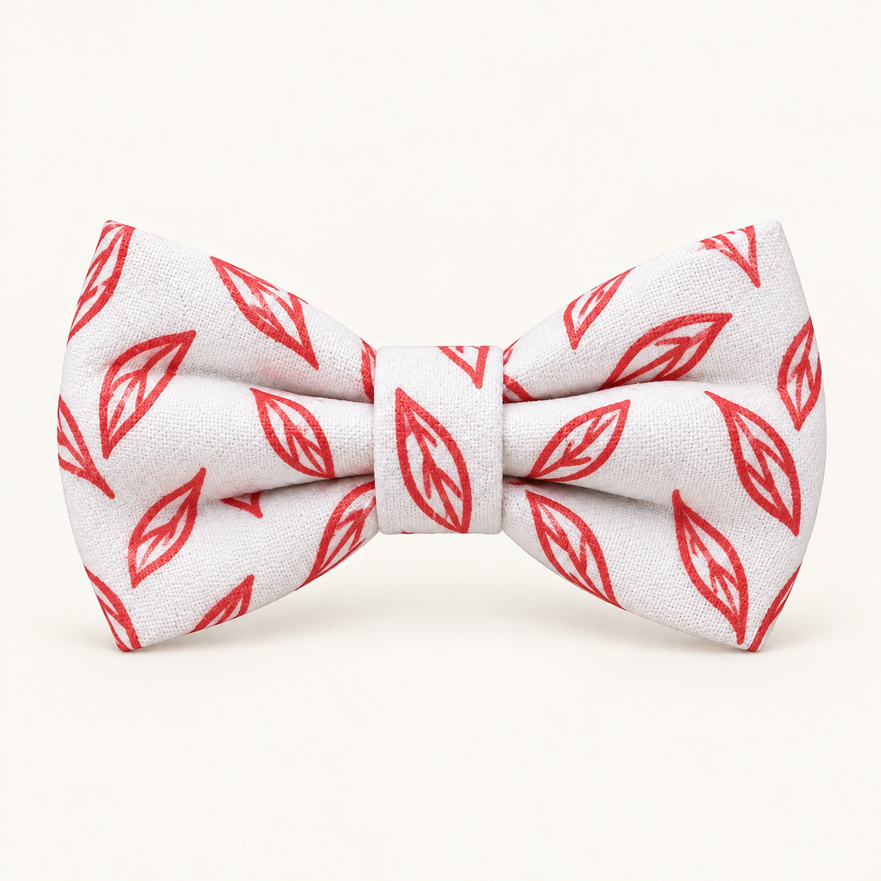 Red leaves matching bow