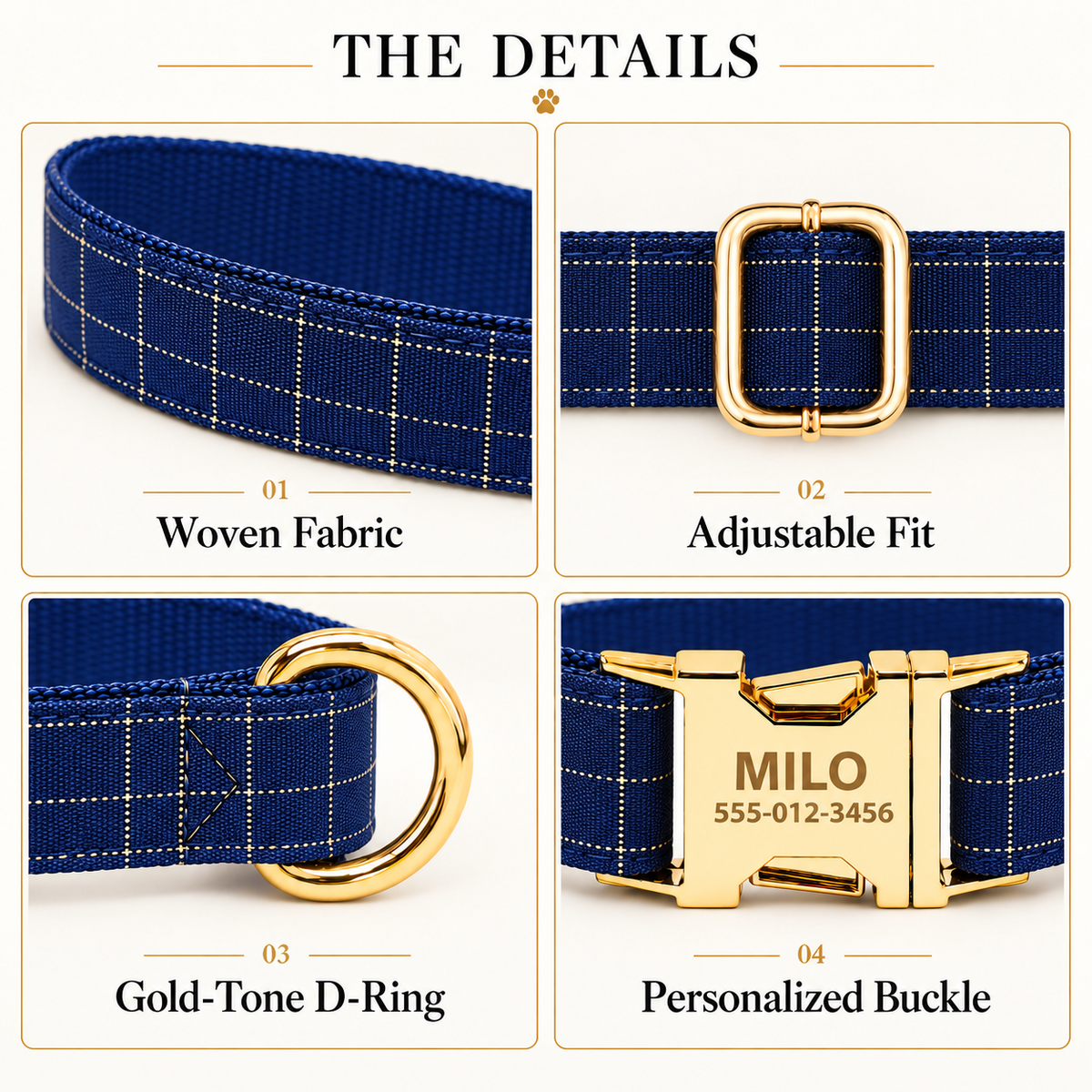 Pawture Classic Plaid BlueSuit 03-details