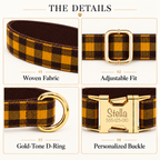 Pawture Classic Plaid BrownAndYellowPlaid 03-details