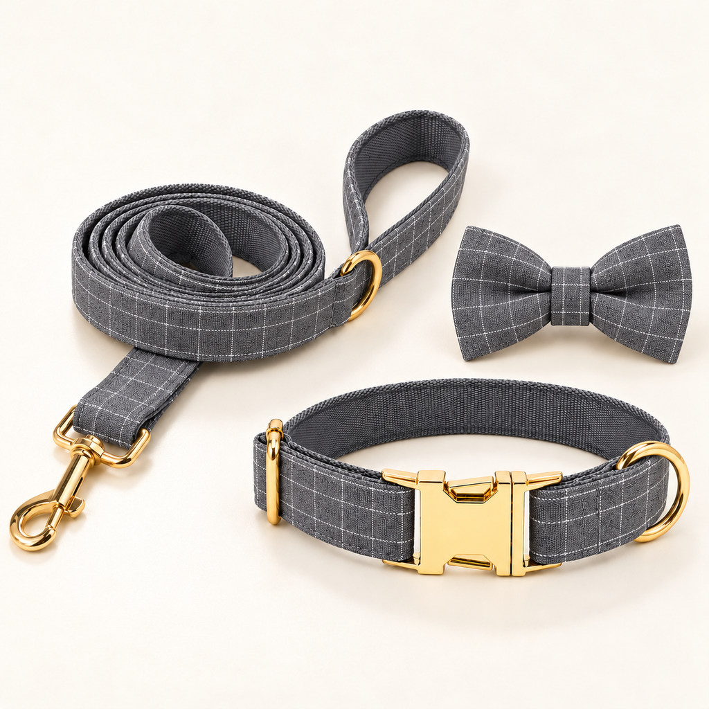 Pawture Classic Plaid GraySuit 07-accessory-set