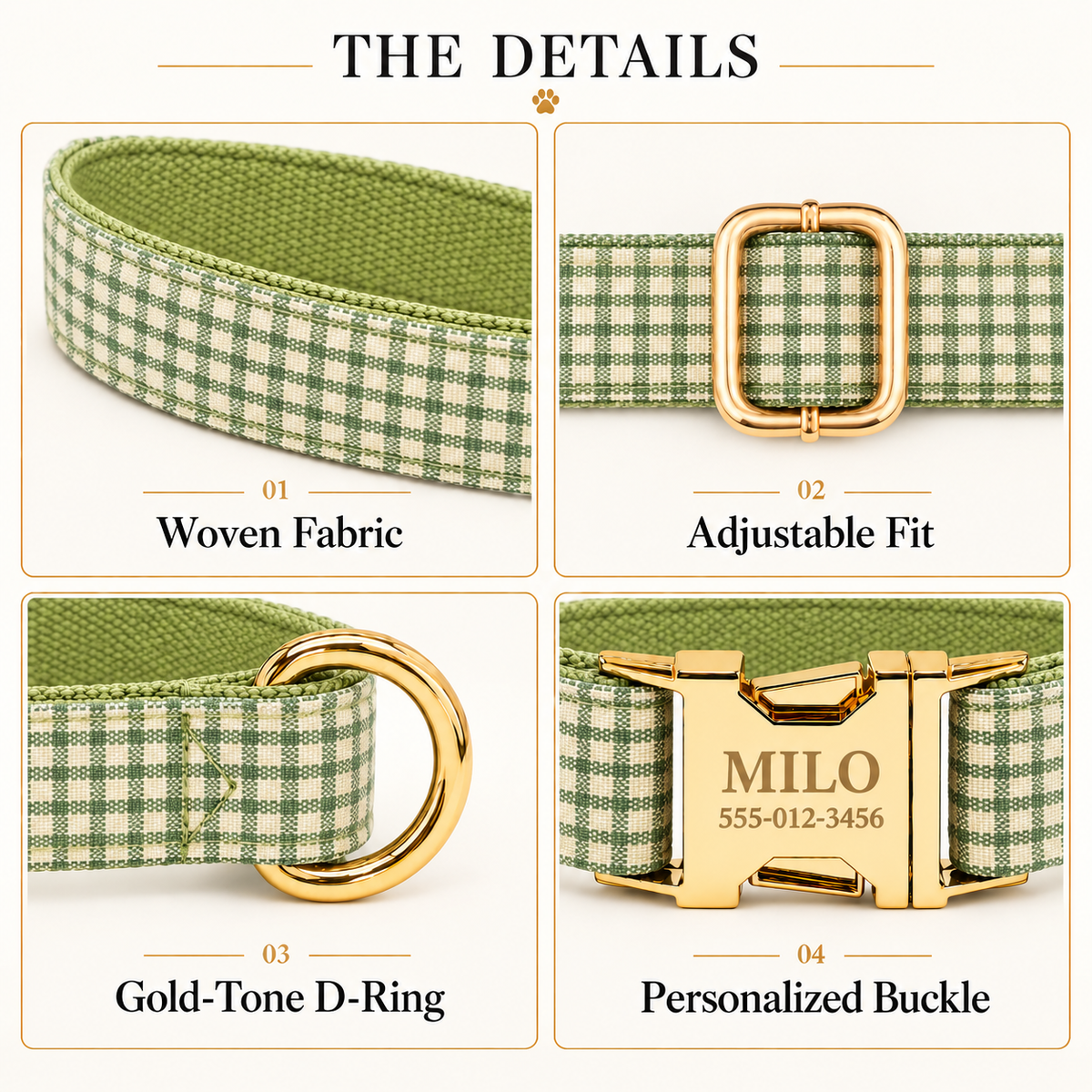 Pawture Classic Plaid GreenMicro 03-details