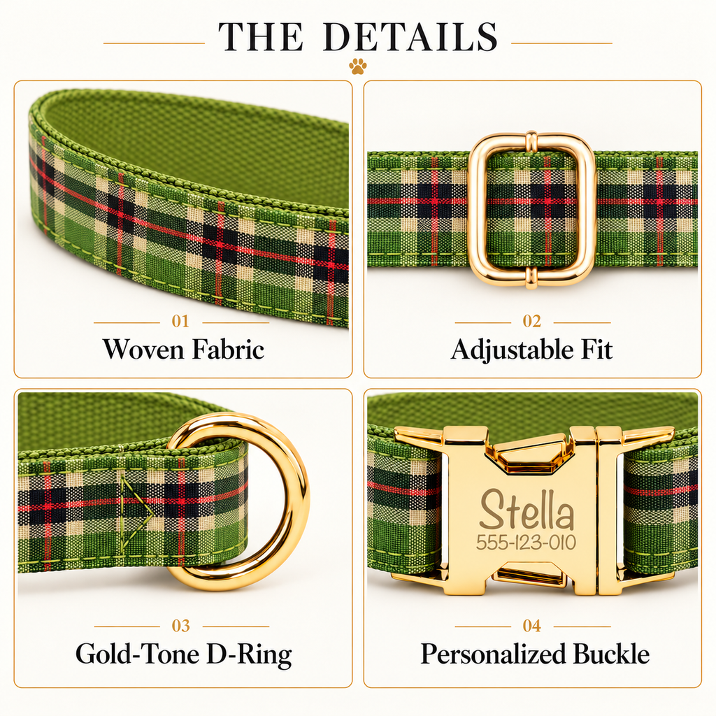 Pawture Classic Plaid GreenPlaid 03-details
