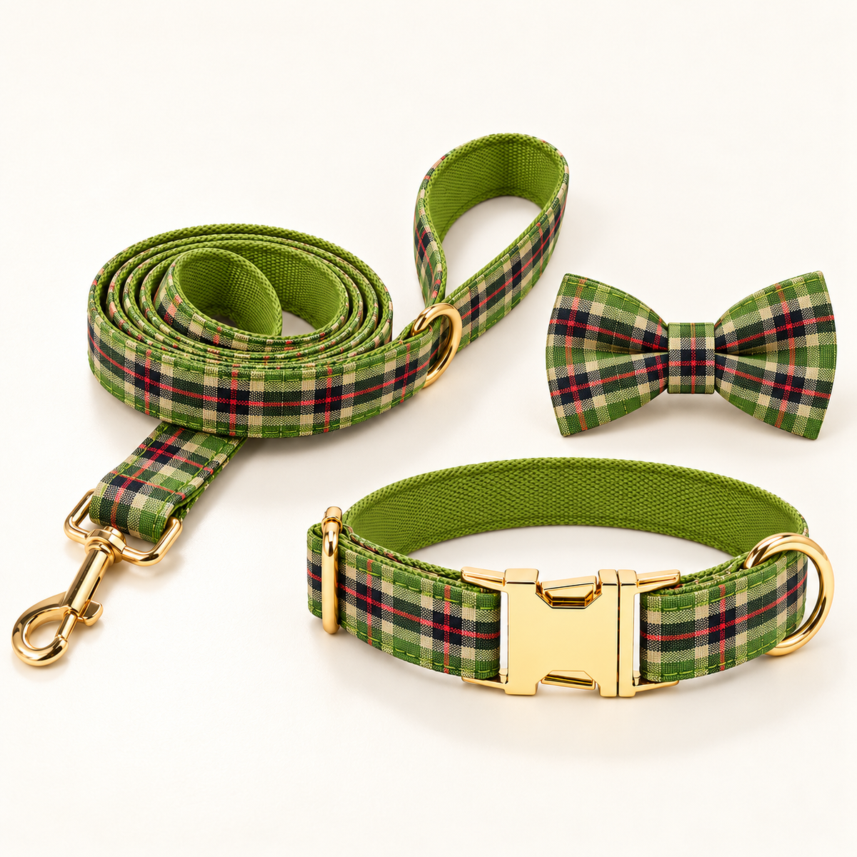 Pawture Classic Plaid GreenPlaid 07-accessory-set