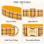Pawture Classic Plaid LemonYellowPlaid 03-details