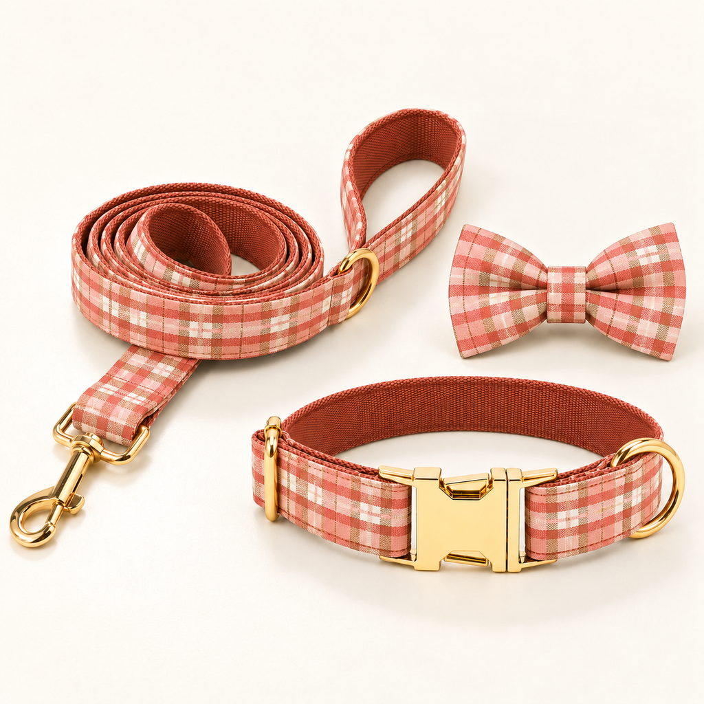 Pawture Classic Plaid OrangePlaid 07-accessory-set