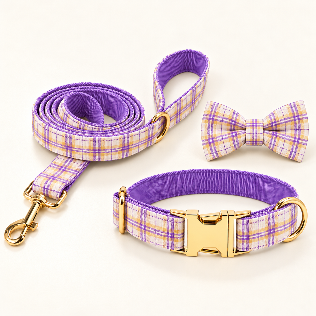 Pawture Classic Plaid PurplePlaid 07-accessory-set