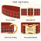 Pawture Classic Plaid RedMicro 03-details