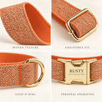 Pawture suit gallery03 Orange Tweed | 四格工艺细节