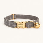 Gray Suit | flat cat collar