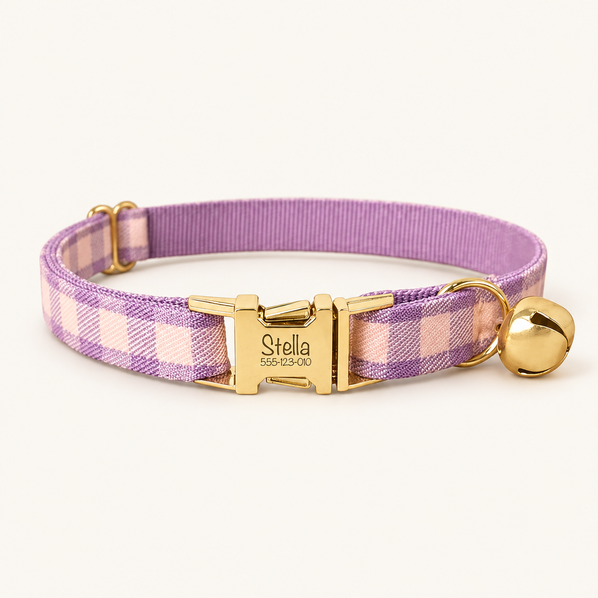 Soft Pink | flat cat collar