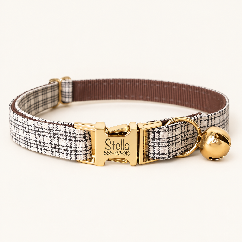 White Micro | flat cat collar