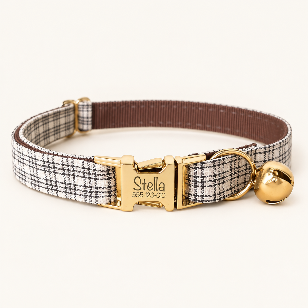 White Micro | flat cat collar